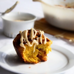 Pumpkin Cinnamon Roll - Recipe photo by boutthere