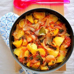 Salted Cod in the Oven - Recipe photo by syntagesapospiti