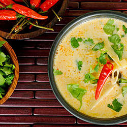Thai Coconut Milk Soup - Recipe photo by rachelcooksthai
