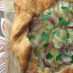 Simple Rustic Potato Tart - Recipe photo by Set the Table