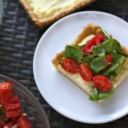 Heirloom Tomato Salad Tarts - Recipe photo by Koko Likes
