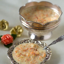 Oats And Carrot Kheer - Recipe photo by vegetariantastebuds