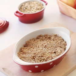 Microwave Apple Crisp - Recipe photo by redchillies