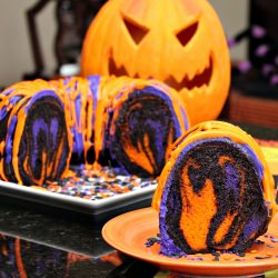 Halloween Rainbow Party Bundt Cake - Recipe photo by CookingwithSugar