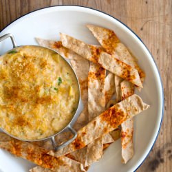 Artichoke & Roasted Garlic Dip - Recipe photo by spoonforkbacon