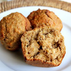 Whole Wheat, Oat, and Banana Muffins - Recipe photo by nutsaboutfood