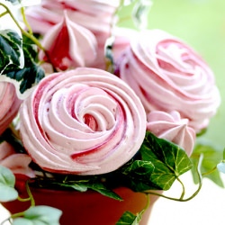 Meringue Bouquet - Recipe photo by Yasmin Limbert