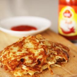 Shredded Potato Pancakes - Recipe photo by cooking.eating.carousing.