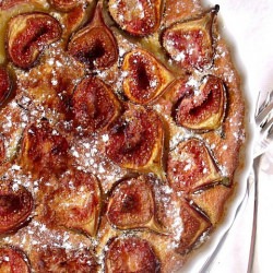Fig Clafoutis - Recipe photo by alison
