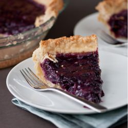 Concord Grape Pie - Recipe photo by hungryrabbitnyc