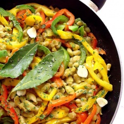 Pepper & Bean Saute - Recipe photo by alison