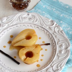 Vanilla Roasted Pears - Recipe photo by AnEdibleMosaic