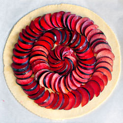 Plum Galette - Recipe photo by cafefernando
