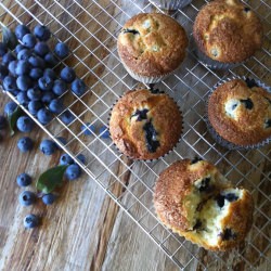 Buttermilk Blueberry Muffins - Recipe photo by blackdogfoodblog