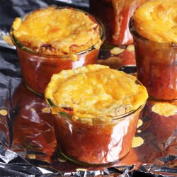 Roasted Tomato Soup with Cheddar - Recipe photo by Kitchen Konfidence