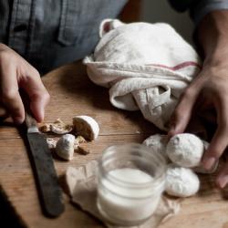 Pistachio Polvorónes - Recipe photo by The Sophisticated Gourmet
