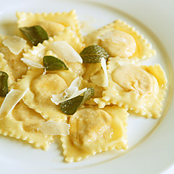 Chanterelle Ravioli - Recipe photo by Lucy Vaserfirer