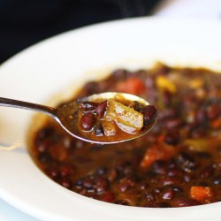 Black Bean Soup - Recipe photo by The Purple Carrot