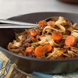 Short Rib Fettuccine - Recipe photo by FoodieCrush