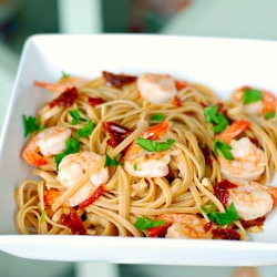 Shrimp Linguini - Recipe photo by The Enchanted Cook