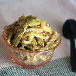Ivy Gourd Stir Fry - Recipe photo by torviewtoronto