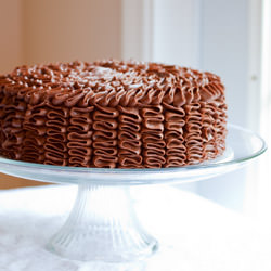 Chocolate Ruffle Cake - Recipe photo by luluhorn