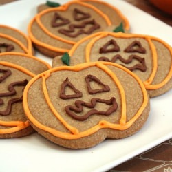 Halloween Gingerbread Cookies - Recipe photo by radishesandrhubarb
