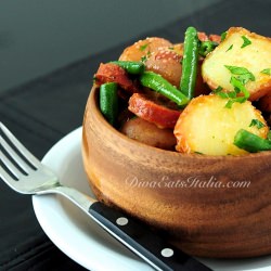 Potatoes & String Beans - Recipe photo by Diva Eats Italia