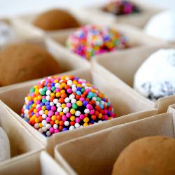 Borrachitos – Rum Balls - Recipe photo by thehandicappedkitchen