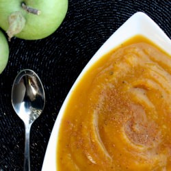 Butternut Squash and Apple Soup - Recipe photo by cleaneatingchelsey