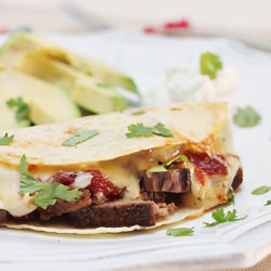 Brie & Brisket Quesadillas - Recipe photo by Taste See