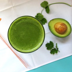 Tropical Cilantro Smoothie - Recipe photo by buddinglotus
