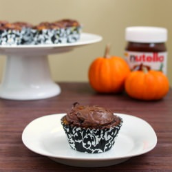 Pumpkin Nutella Cupcakes - Recipe photo by 52kitchenadventures