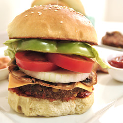 Veggie Patty Burgers - Recipe photo by Ambikas Kitchen