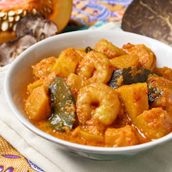 Nyonya Style Pumpkin & Shrimp Curry - Recipe photo by rotinrice