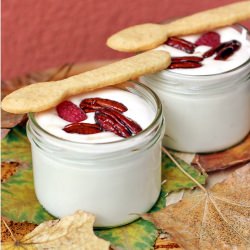 Maple Mousse with Maple Cookie Spoons - Recipe photo by mauka