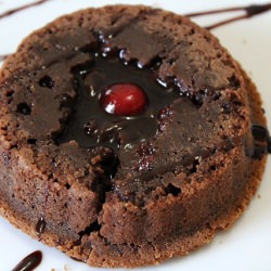 Molten Chocolate Lava Cake - Recipe photo by Flavors of Mumbai