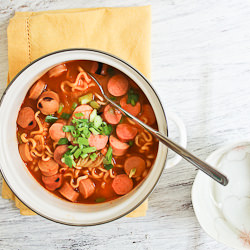 Korean Army Stew - Recipe photo by smokywok