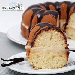 Cake with Vanilla Cream - Recipe photo by Licuta Marin
