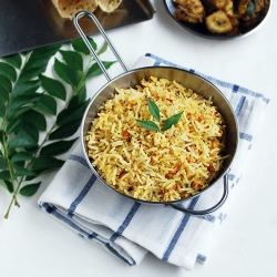 Easy Peanut Rice - Recipe photo by Raks Kitchen