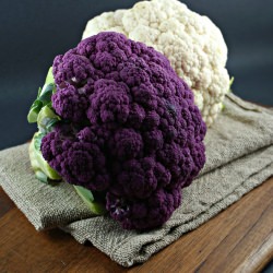 Roasted Purple Cauliflower - Recipe photo by AuthenticSuburbanGourmet