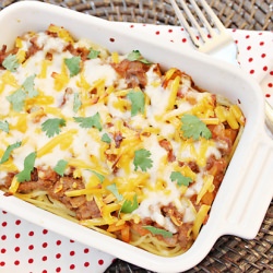 Baked Southwestern Spaghetti - Recipe photo by Taste See