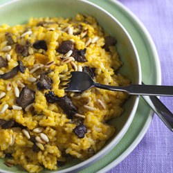 Pumpkin Risotto with Mushrooms - Recipe photo by lucullian