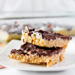 Cho-Coconut Luna Bars - Recipe photo by boutthere
