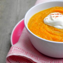 Sweet Potato, and Red Lentil Soup - Recipe photo by Blomma