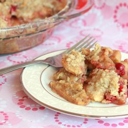 Apple-Cranberry Crumble - Recipe photo by runswithspatulas