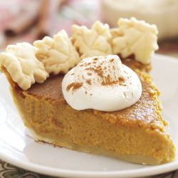 Caramel Pumpkin Pie - Recipe photo by Epicurean Mom