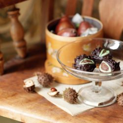 Pear & Chestnut Chocolate Truffle - Recipe photo by A Piece of Lisa