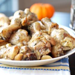 Chicken with Forty Cloves of Garlic - Recipe photo by h2babe