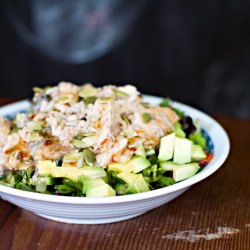 Salmon Salad with Lemon Myrtle - Recipe photo by Season with Saltbush